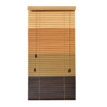 35mm(1.5") slats Ladder string ,Cord control,high profile metal headrail bamboo blinds